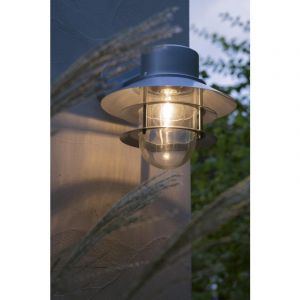 Elstead Applique descendante ext&eacute;rieure E27 max 60W inox Copenhagen