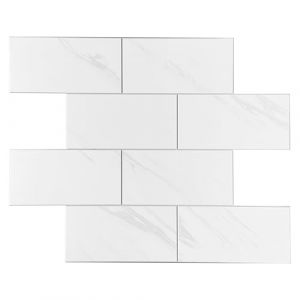 DC Fix Premium Carreau Marbre 30,5 x 30,5 cm - sticker carrelage pour crédence cuisine, salle de bain - décoratif autocollant carreau mural