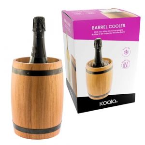 Koala Spain Barrel Cooler Refroidisseur de vin en bois en forme de barre avec gel congelant
