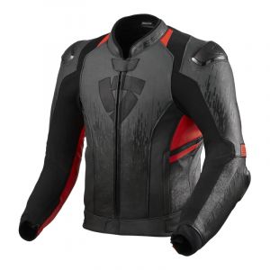 Image de Rev it Blouson cuir Rev’it Quantum 2 anthracite/rouge neon- 46