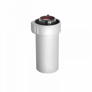 Ubbink Conduit 80-125 aluminium/PVC nouveau Sékurit longueur 2 mètres Réf. 229543