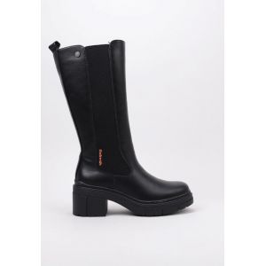 Refresh Pour femme. Bottes noires d?contract?es - Hauteur des talons :