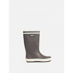 Aigle Mixte enfant Botte de pluie, Gris Charcoal, 26 EU