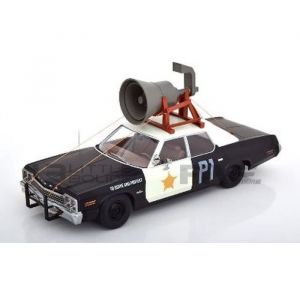 Miniature DODGE MONACO "BLUESMOBILE" 1974 "BLUES BROTHERS (1980)" AVEC HAUT PARLEUR SUR LE TOIT 1/18 - KK-SCALE Miniature automobile - KKDC181121