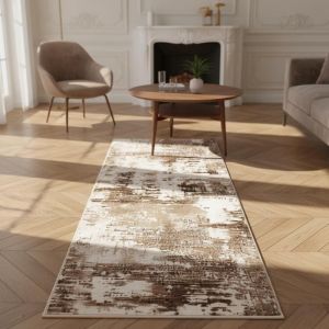 Tapis couloir Ravena Brun 80 x 300 cm
