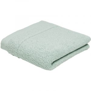 Today Serviette de bain uni en Coton Vert 50x90 cm