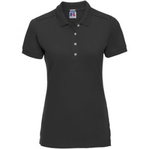Russell Polo manches courtes - Femme (36 FR) (Noir) - UTBC3256