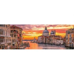 Image de Clementoni Puzzle 1000 pièces panoramique : Le Grand Canal de Venise