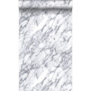 Origin - papier peint marbre Ivoire foncé blanc Wallcoverings