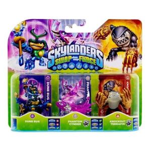 Image de Activision Pack figurines Skylanders : Swap Force - Dune Bug + Phantom Cynder + Knockout Terrafin
