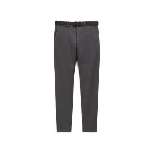 Tom Tailor Pantalon Chino Travis Slim pour Homme, 36160 - Gris et Noir Zig Zag Structure, 29W x 32L