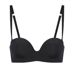 Soutien-gorge bandeau armatures - Noir Simone P&eacute;r&egrave;le Essentiel