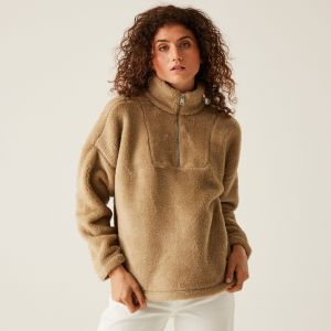 Regatta Zeeke Femme Polaire Pelucheuse Beige, Taille: 44 - Réduction - Vendredi noir reduction
