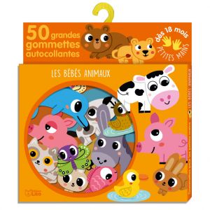 Editions Lito Les B&eacute;b&eacute;s Animaux Gommettes pour les Petites Mains 18 mois
