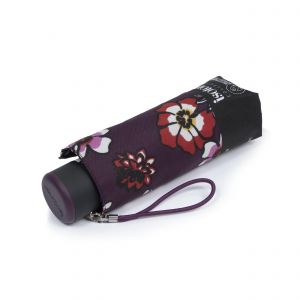 Isotoner Parapluie compact, solide, ultra déperlant, à ouverture manuelle
