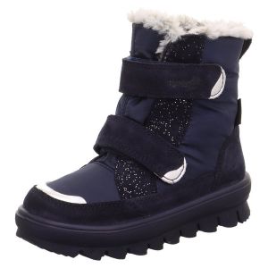 Superfit Flavia Warm gef&uuml;tterte Gore-Tex Botte de Neige, Blau/Silber 8000, 29 EU Large