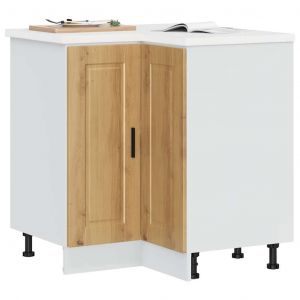 VidaXL Armoire D'angle De Cuisine Porto Chêne Artisanal