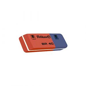 Pelikan BR 40 Gomme rouge-bleu caoutchouc (pack de 4)