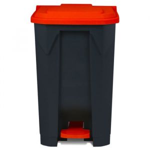 Poubelle Olaf Pour la maison, le bureau & le commerce Rouge 50 Litres (43 x 40,2 x 60 cm)