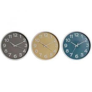 Horloge Murale - HOME ESPRIT - Multicolore - PVC - 30 cm - Design Contemporain