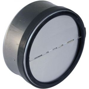 Image de Wallair Clapet anti-retour avec joint en caoutchouc Convient pour &Oslash; de tube: 15 cm N35987 galvanis&eacute;