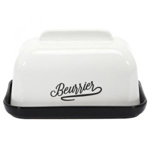 Beurrier En Céramique "brooklyn" 18cm Blanc Prix