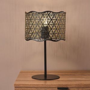 Decoratie Lampe noire et dorée