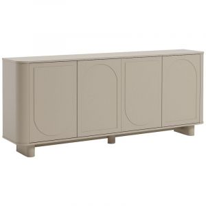 Buffet avec 4 portes - Taupe - BRISTANA