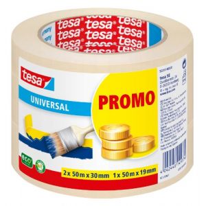 Tesa Masquer - 'Universal' chamois 2x50mx30mm + 1x50mx19mm