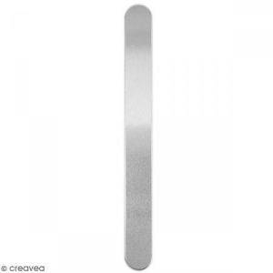 7 bandes métallique à graver bracelet Creotime