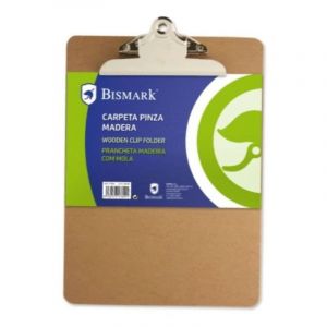 Bismark chemise withclip top folio base of wood