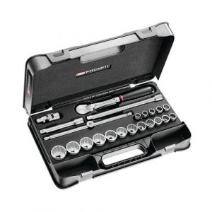 Facom Coffret douilles 1/2" 12 pans en pouces - 22 pi&egrave;ces SL.161-2P12U