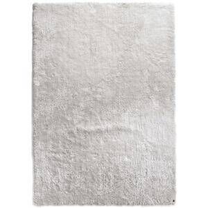 Image de Benuta Tapis shaggy à poils longs Whisper Blanc 80x150 cm - Tapis descente de lit