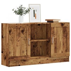 VidaXL Buffet vieux bois 120x30,5x70 cm bois d'ingénierie