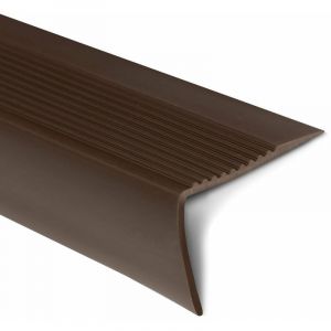 Karat - Seuil d'escalier Seattle pvc 60 x 42 mm Marron Longueur: 100 cm