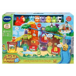 Image de Vtech Tut Tut Animo : Maxi parcours de la jungle + Tango, le singe rigolo