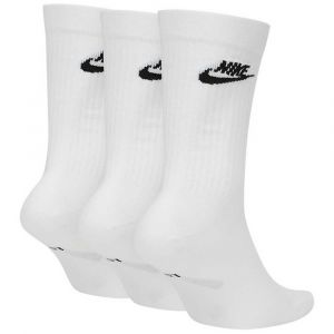 Nike Chaussettes Sportswear Everyday Essential Crew 3 Pair - White / Black - EU 46-50
