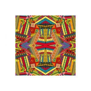 Image de Declikdeco : Tableau The Third Patchwork Ethnicia 50 x 50 NAELLE