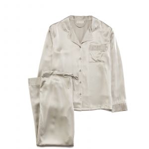 Espa Silk Pyjamas - Silver - L