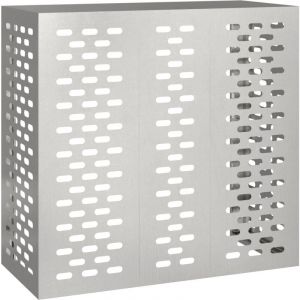 VidaXL Housse de climatiseur 110x50x105 cm Inox