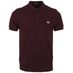 Fred Perry Plain Oxblood - Polo - bordeaux - M - 100% Coton,Coton