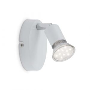 BRILONER 2767-016 Applique LED, plafonnier, Spots, Lampe Salon, orientable, Métal, GU10, 3 W, Blanc, 10.5 x 6.5 x 8 cm