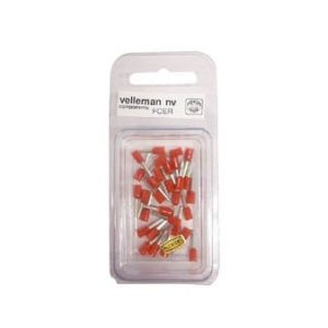 Perel Embout de cablage - 1.00mm,² (rouge) -