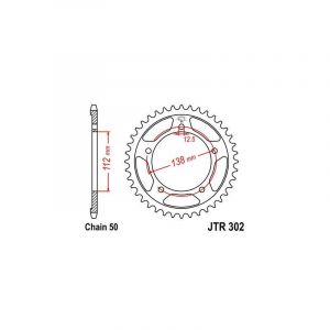 Couronne JT Sprockets Acier pas 530 44 dents - Pour Honda CBR 1100 XX