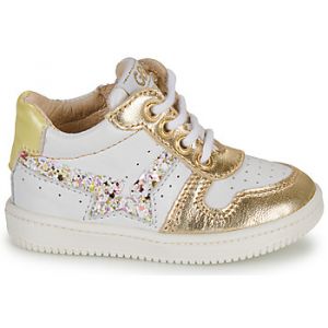 GBB Baskets montantes enfant BOUBI Blanc - Taille 24,25