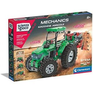 Clementoni Jeu Scientifique - Science Build Machines de Construction pour Enfants - Laboratoire m&eacute;canique