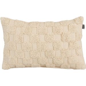Collection In The Mood Coussin décoratif Nikki - 55 x 35 cm - Coton - Beige