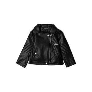 Image de Guess Veste enfant Blouson Coupe perfecto Fille Synth&eacute;tique K83L02 noir