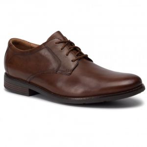 Clarks Derbies Becken Lace 261452967 - Marron - 42 1/2