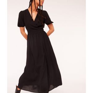 Image de ETAM Robe longue manches courtes - Edith - S - Noir - Femme - Taille S